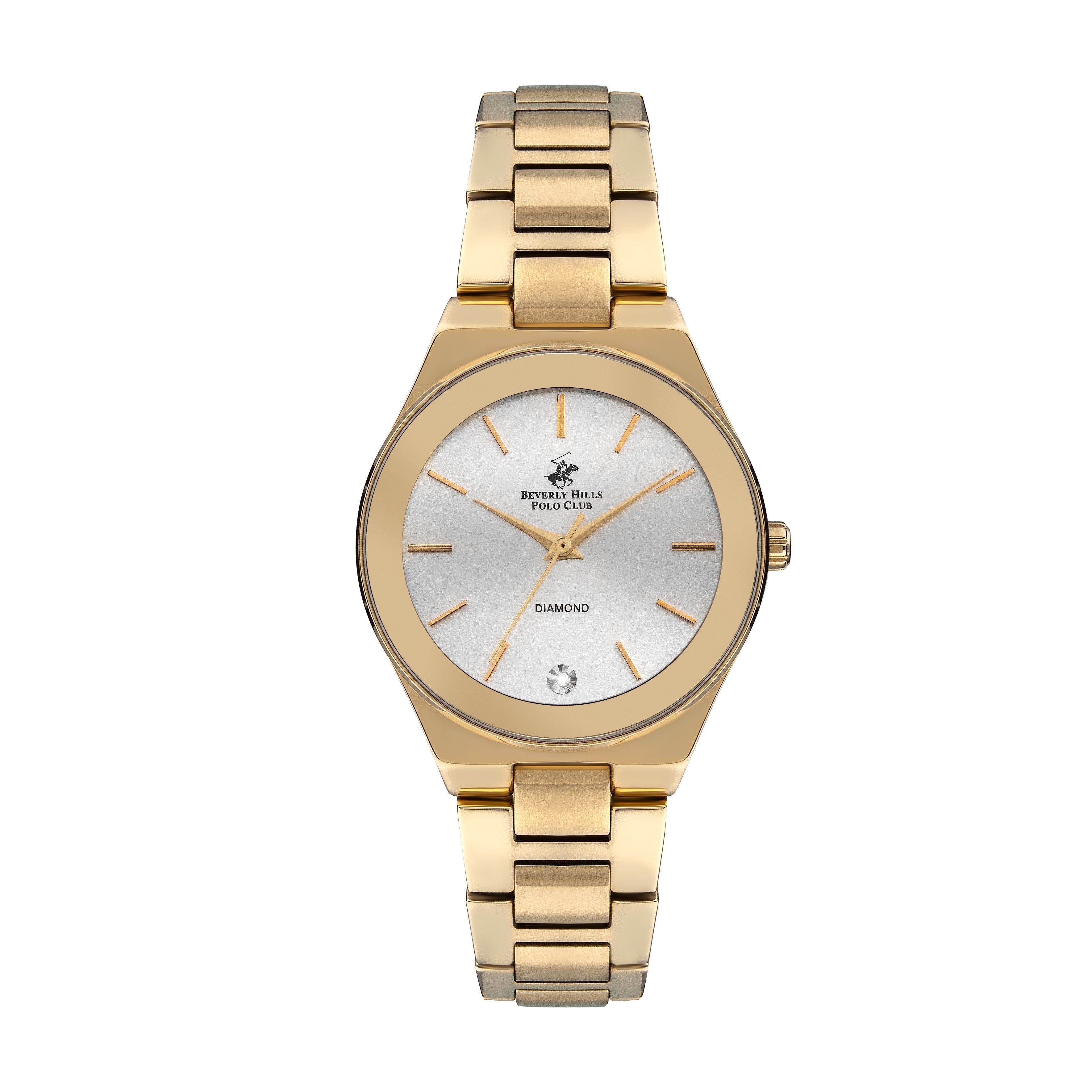 BEVERLY HILLS POLO CLUB Womenβs Sunray Dial Diamond Watch - BP3229X.130 - Watch
