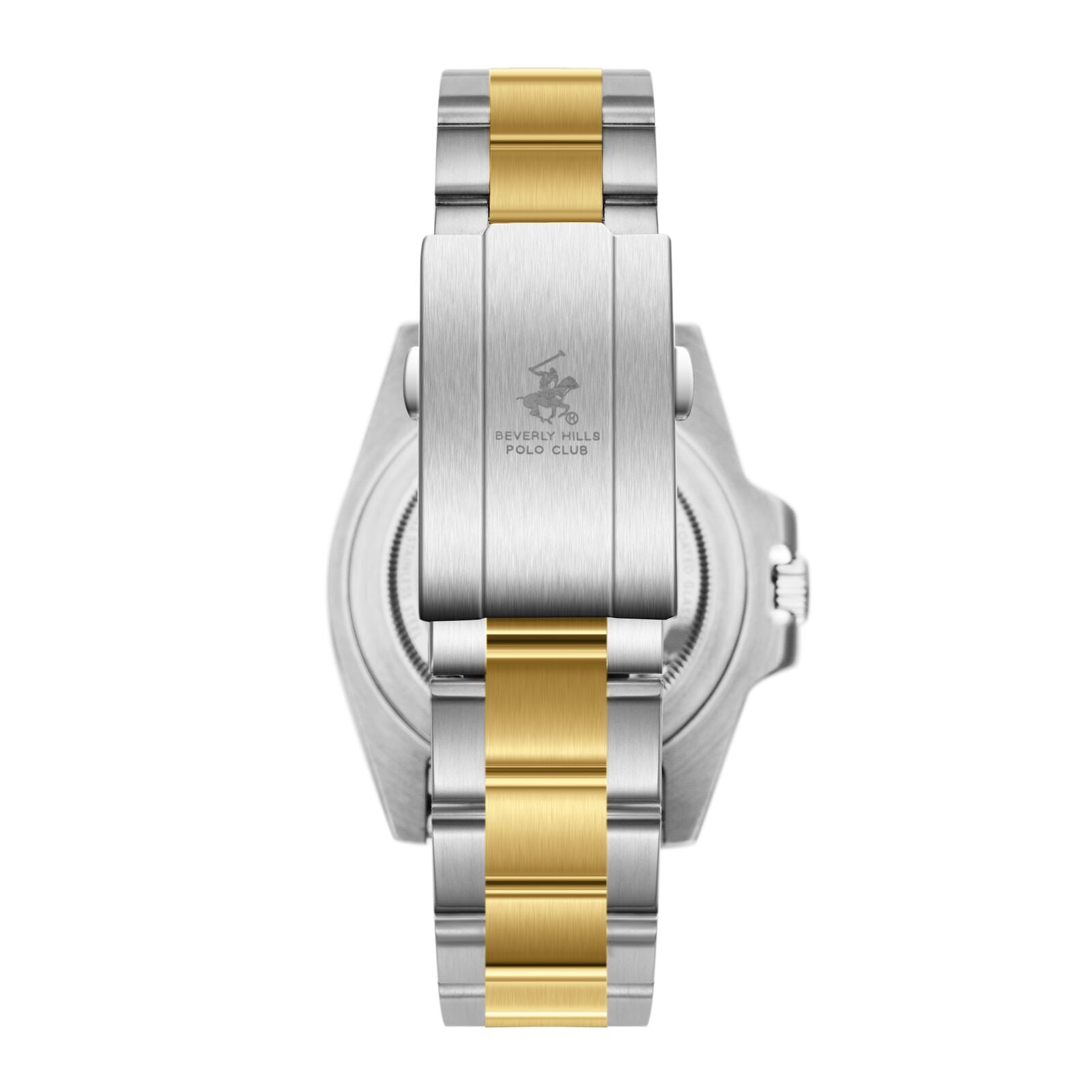 Beverly Hills Polo Club Waterproof Black Dial Two-Tone Date Watch BP3791X.250