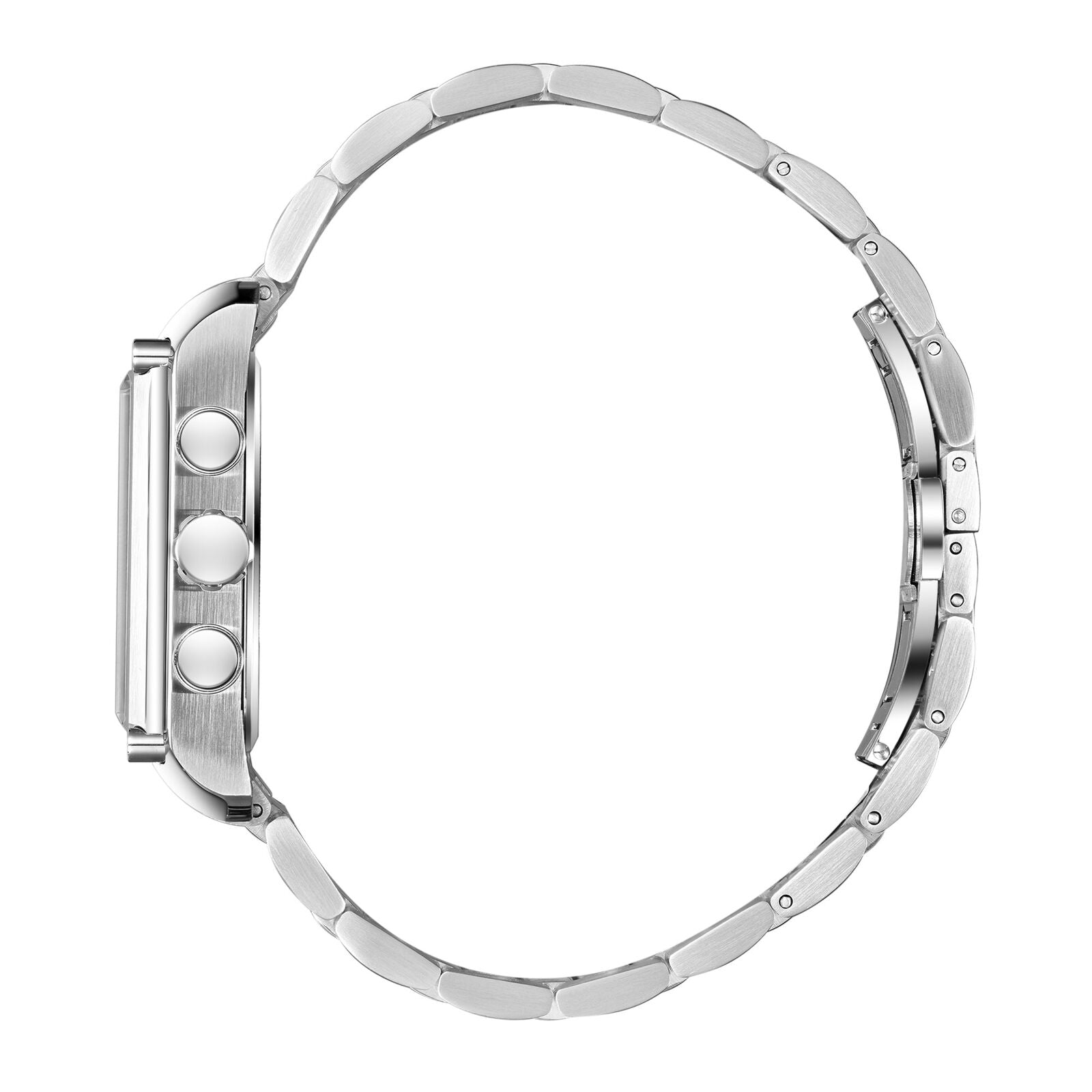 Beverly Hills Polo Club BP3868X.330 watch side profile displaying case depth and pushers