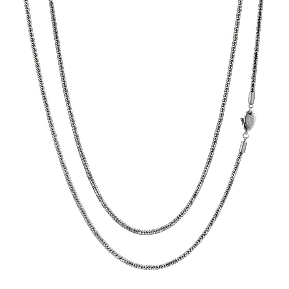 Big Daddy 2.5mm Menโs Rope Silver Chain - Chain