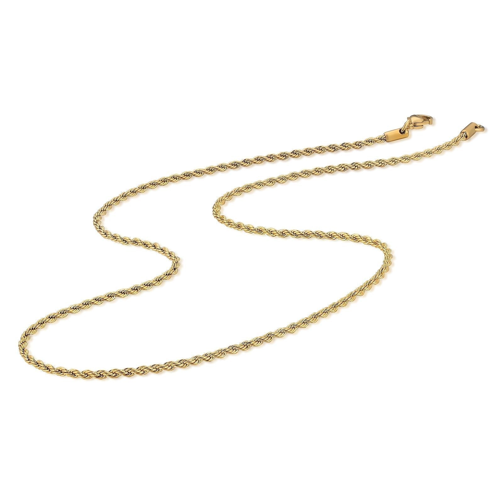 Big Daddy 2.5mm Stainless Steel Gold Rope Chain - Chain