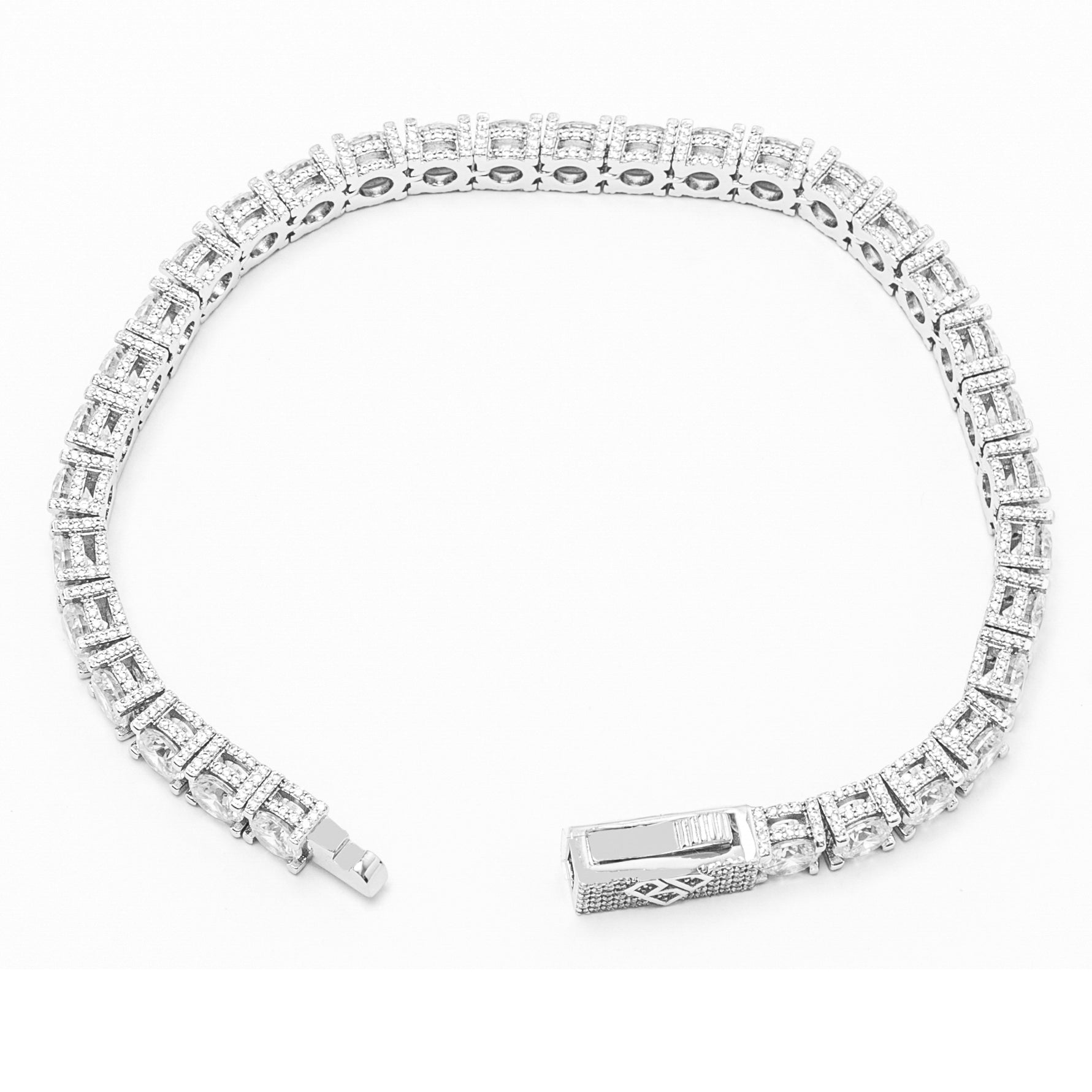 Big Daddy 6MM Diamond Silver Tennis Iced Out Bracelet