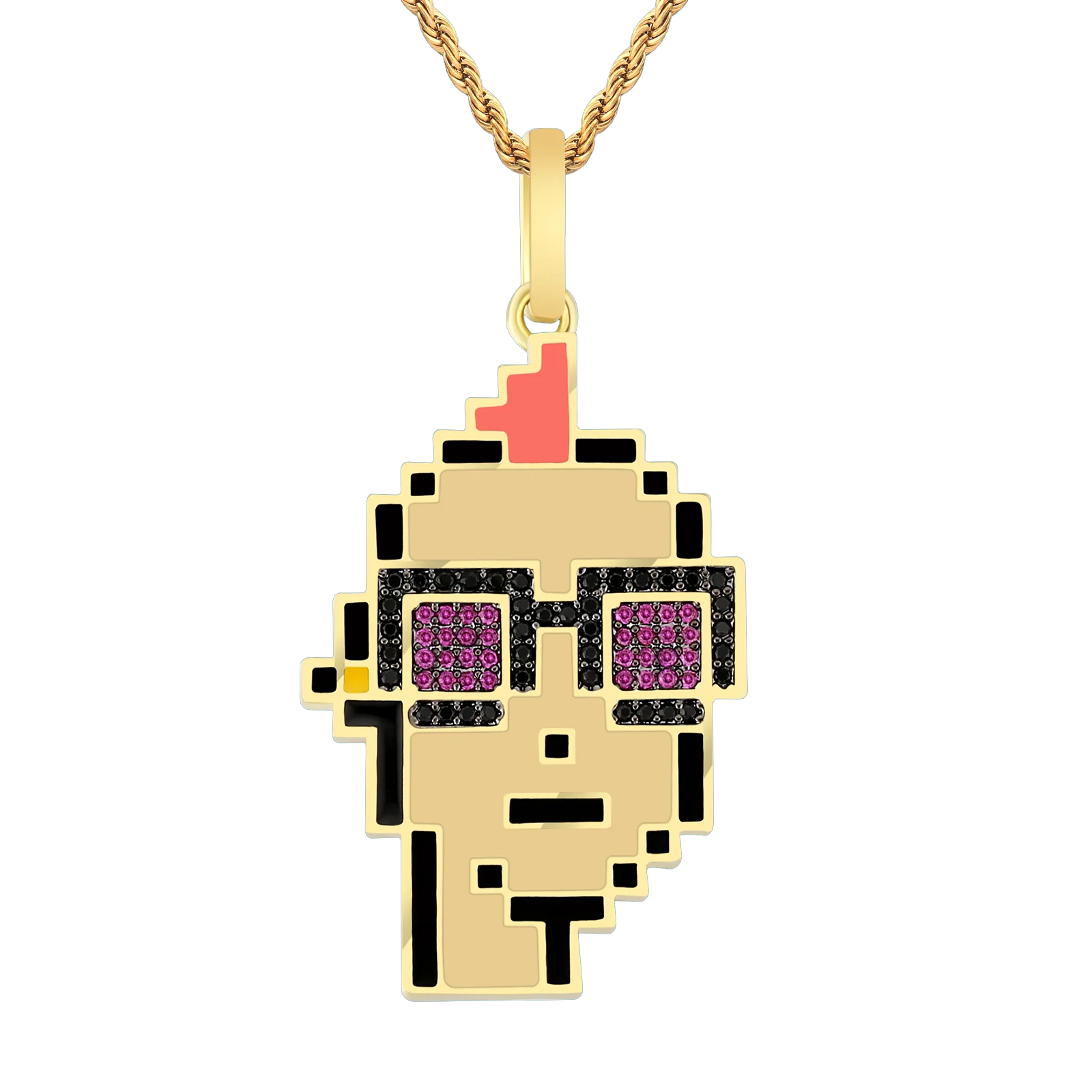 Big Daddy Cryptopunk NFT Pendant #2 - Limited edition - Pendant
