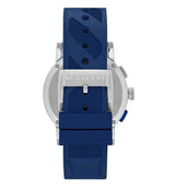 Burberry City Sport Swiss Analog Quartz Blue Rubber Strap Chronograph Mens BU9808 BU9808 - Image 4