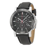 Burberry Black Dial Chronograph Black Leather Men's Watch BU9382 - BigDaddy Watches