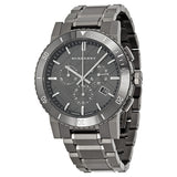 Burberry Chronograph Gunmetal Dial  Grey Ion-plated Stainless Steel Men's Watch BU9381 - BigDaddy Watches