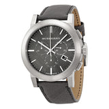 Burberry Grey Dial Black Leather Men's Watch BU9362 - BigDaddy Watches