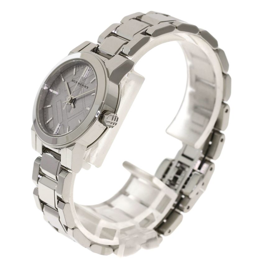 Burberry Grey Dial Stainless Steel Watch BU9229