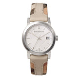 Burberry Women's Swiss The City Haymarket Check and White Leather Strap Women's Watch  BU9132 - Big Daddy Watches
