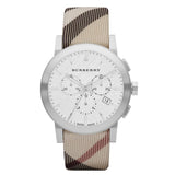 Burberry Mens City Leather Strap Nova Check Men's Watch   BU9357 - Big Daddy Watches