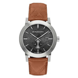 Burberry Men’s Swiss Made Leather Strap Black Dial Men's Watch  BU9905 - Big Daddy Watches