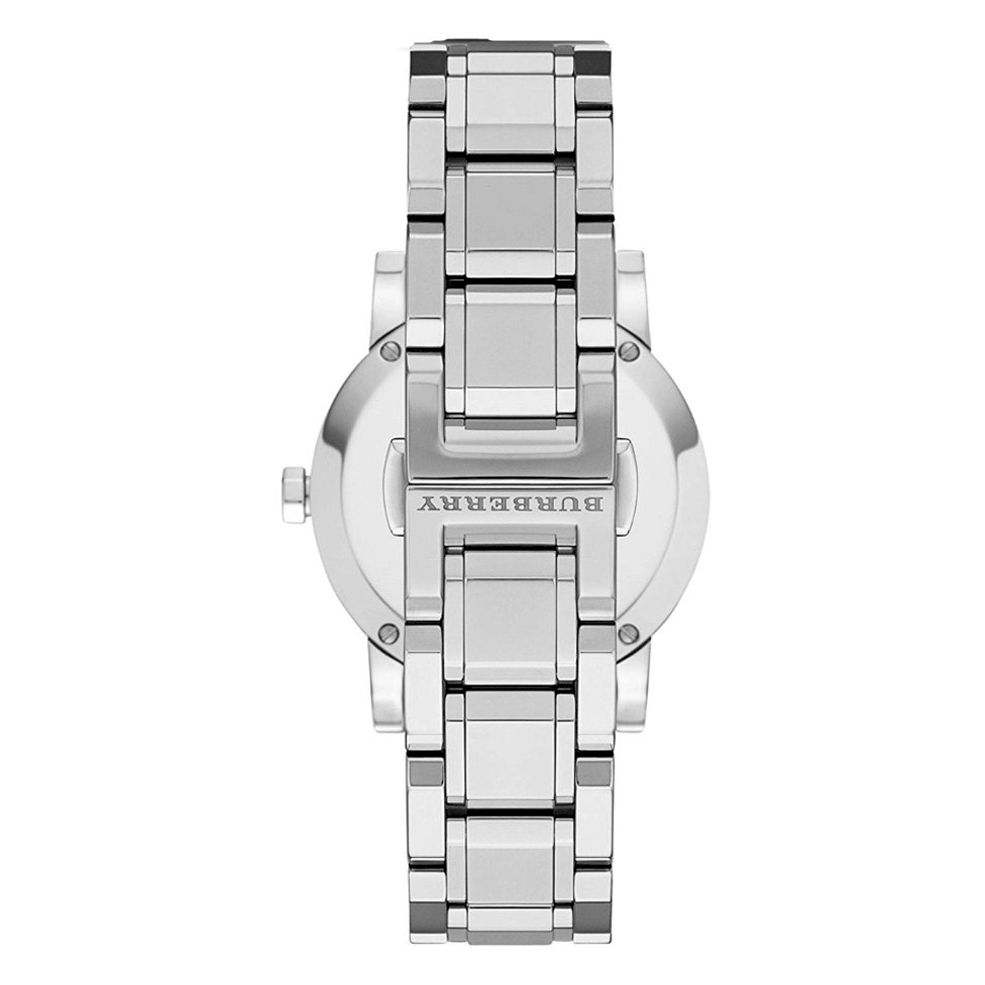 Burberry Womenβs Swiss Made Quartz Stainless Steel Silver Dial Women's Watch BU9125 - The Watches Men & CO #3