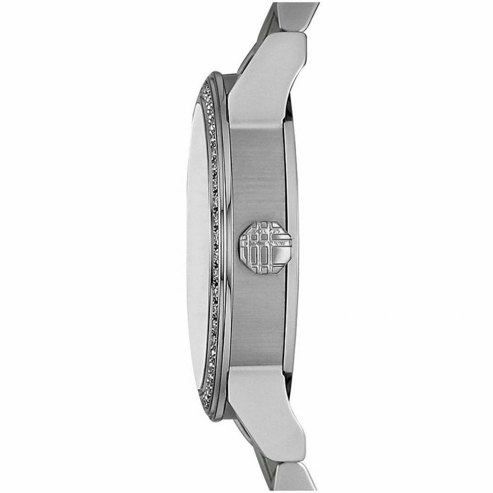 Burberry Womenβs Swiss Made Stainless Steel White Dial Women's Watch BU9220 - The Watches Men & CO #2