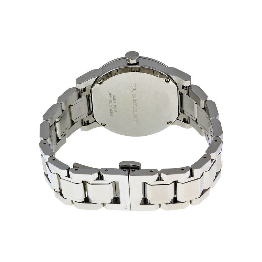 Burberry The City Grey Dial Stainless Steel Ladies Watch BU9143