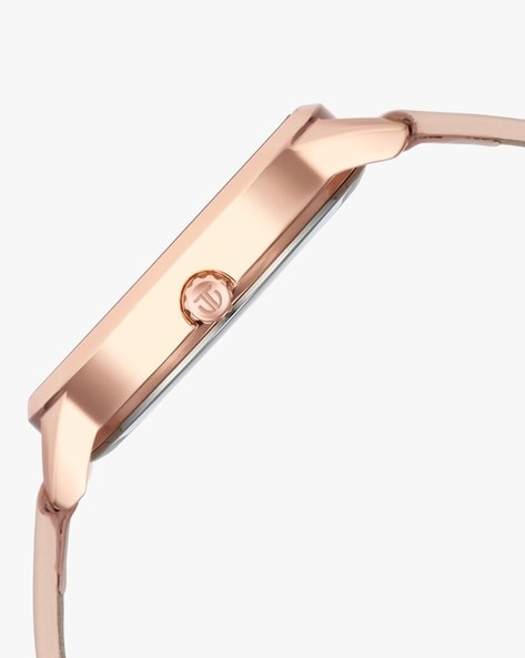 Burberry Womenβs Swiss Made Leather Strap Rose Gold Dial Women's Watch BU9040 - The Watches Men & CO #2