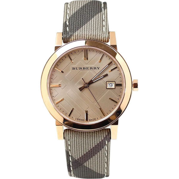 Burberry The City Rose Gold Face Womenβs Watch BU9040 - Watch