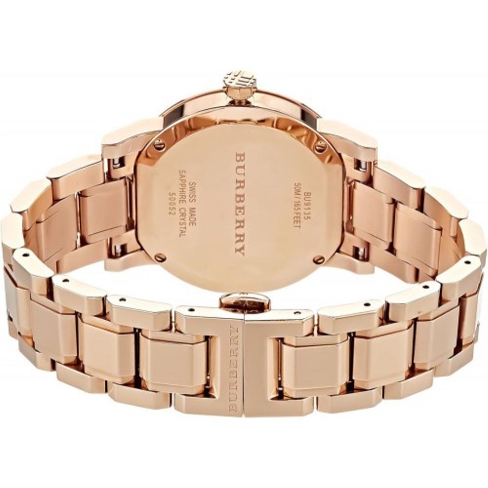 Burberry Womenβs Swiss Made Stainless Steel Rose Gold Dial Women's Watch BU9126 - The Watches Men & CO #3