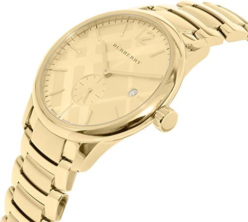Burberry Menβs Swiss made Stainless Steel Gold Dial Men's Watch BU10006 - The Watches Men & CO #2