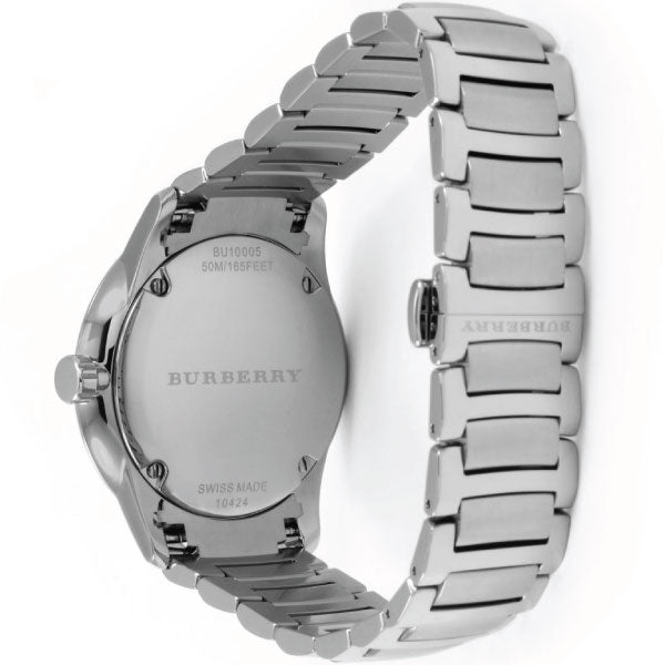 Burberry Menβs Swiss Made Stainless Steel Grey Dial Men's Watch BU10005 - The Watches Men & CO #2