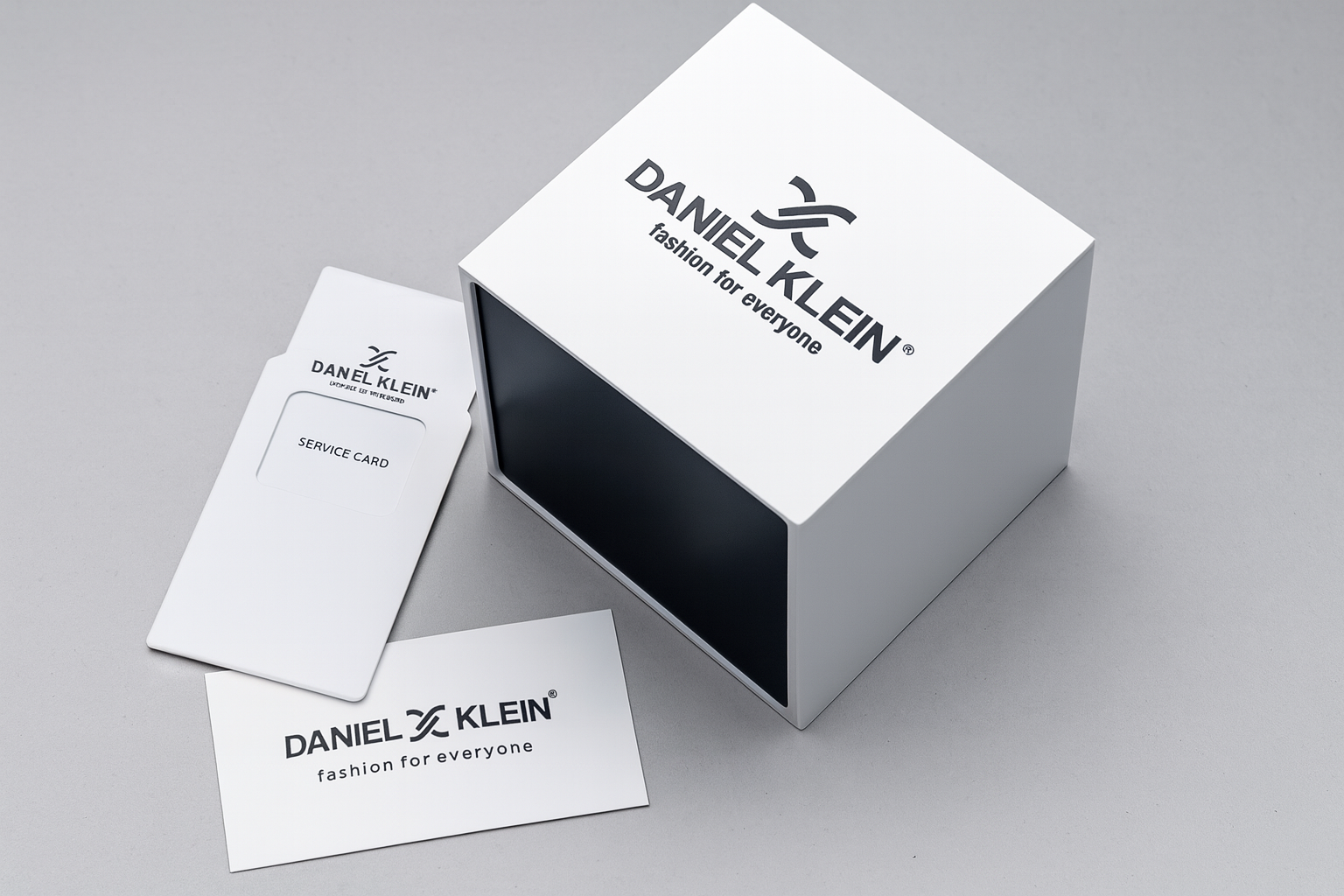 Daniel Klein Premium Day Date Window Blue Dial Silver Watch - DK.1.13884-5