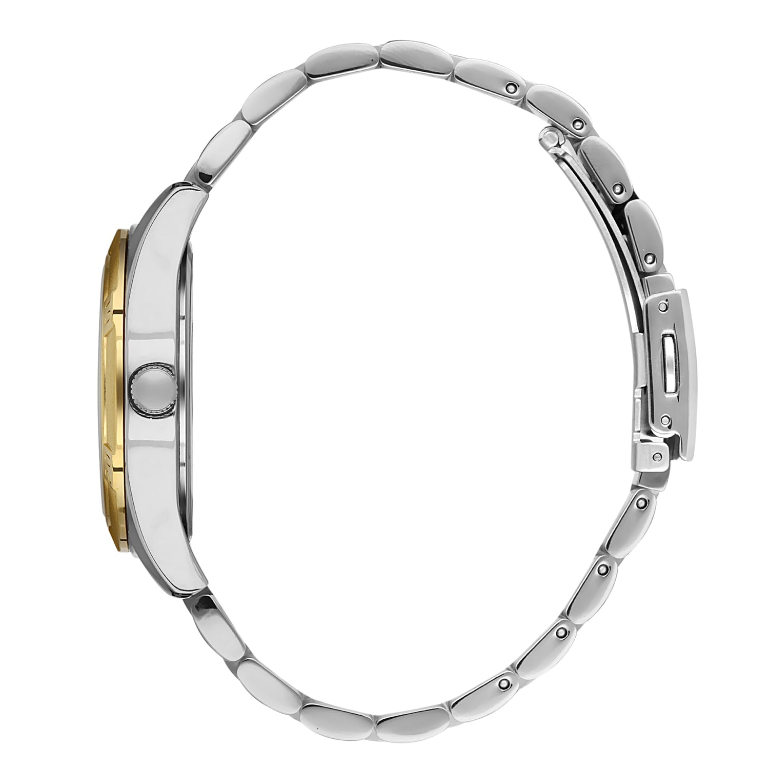 Daniel Klein Exclusive Multifunction Champagne Dian Two Tone Watch - DK.1.13568-5