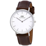 Daniel Wellington Classic Bristol 36mm Women's Silver Watch DW00100056