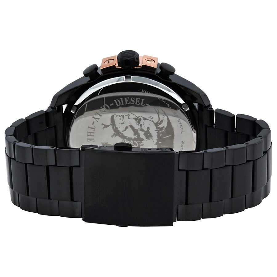 Diesel Chief Chronograph Black Dial Stainless Steel Men's Watch #DZ4309 - The Watches Men & CO #3