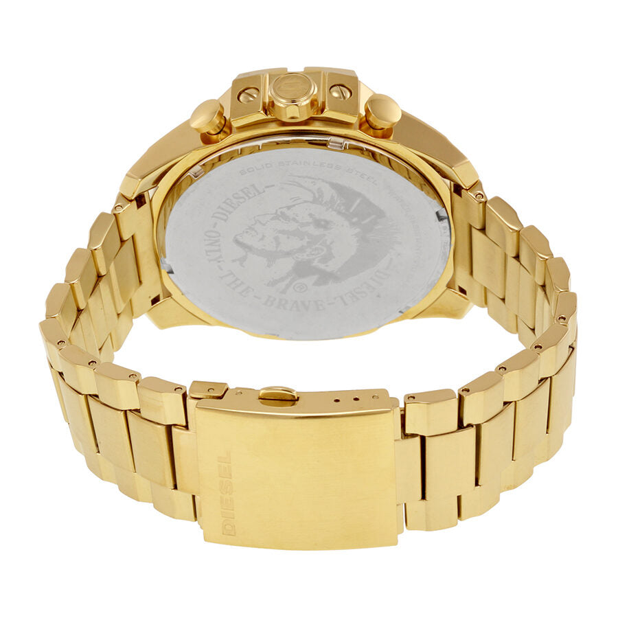 Diesel Mega Chief Chronograph Champagne Dial Men's Watch DZ4360