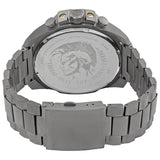 Diesel Mega Chief DZ4466 316L grey stainless steel 10 ATM (100 meters) water resistant Japan movements with a chronograph and date function