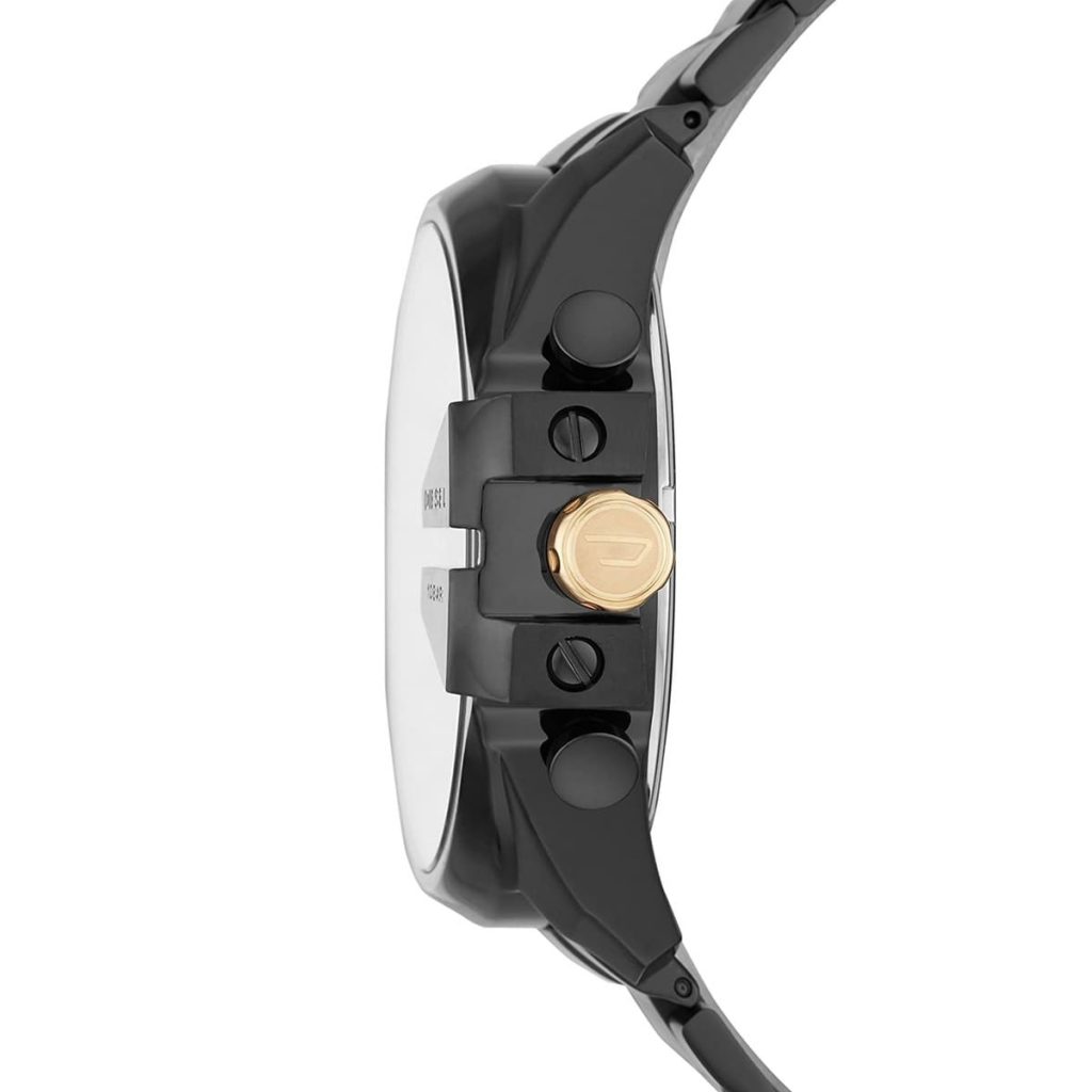 Diesel Mega Chief Men’s Chronograph Black IP Stainless Steel Watch DZ4479