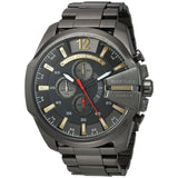 Diesel Mega Chief Men’s Chronograph Gunmetal Stainless Steel Watch DZ4421