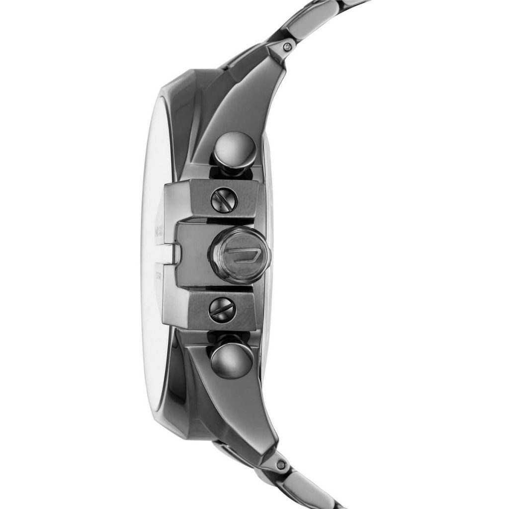Diesel Mega Chief Menβs Chronograph Gunmetal Stainless Steel Watch DZ4421 DZ4421 - Image 4