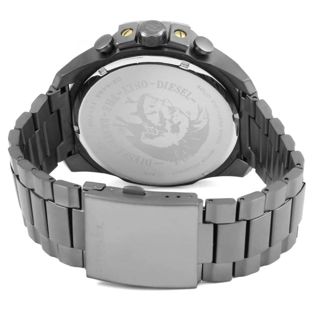 Diesel Mega Chief Menβs Chronograph Gunmetal Stainless Steel Watch DZ4421 DZ4421 - Image 6