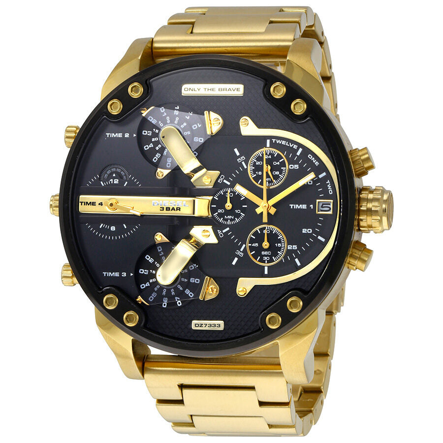 Diesel Mr. Daddy 2.0 Black Dial Quartz Menβs Watch DZ7333 - Watch