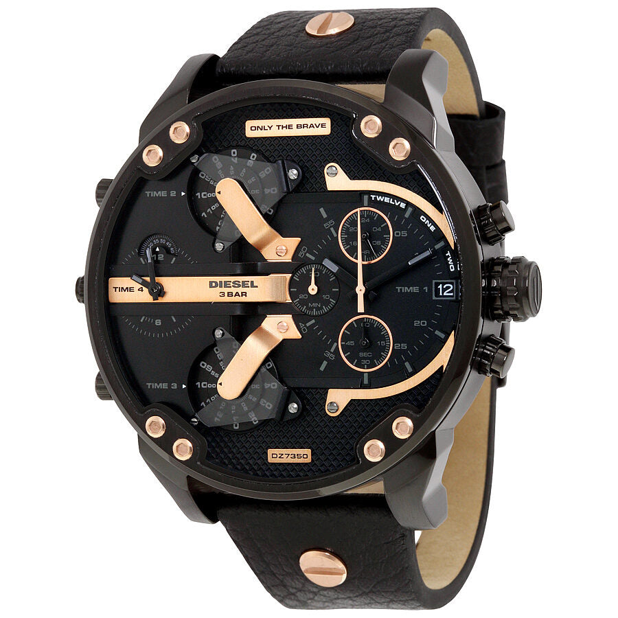 Diesel Mr. Daddy 2.0 Chronograph Black Dial Men's Watch DZ7350