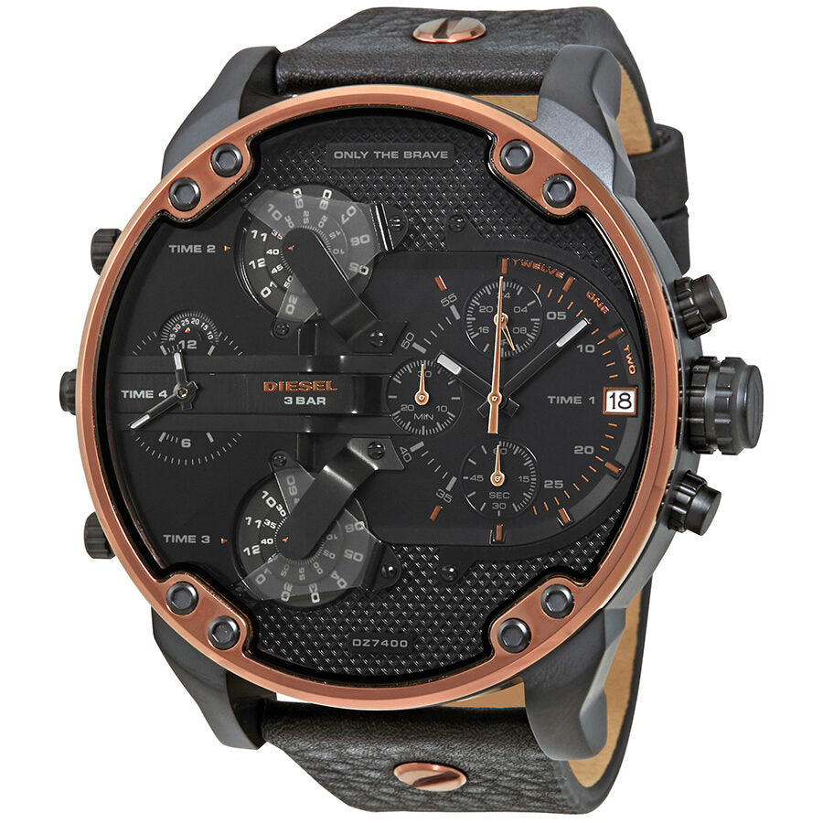 Diesel Mr. Daddy 2.0 Chronograph Black Dial Men's Watch DZ7400