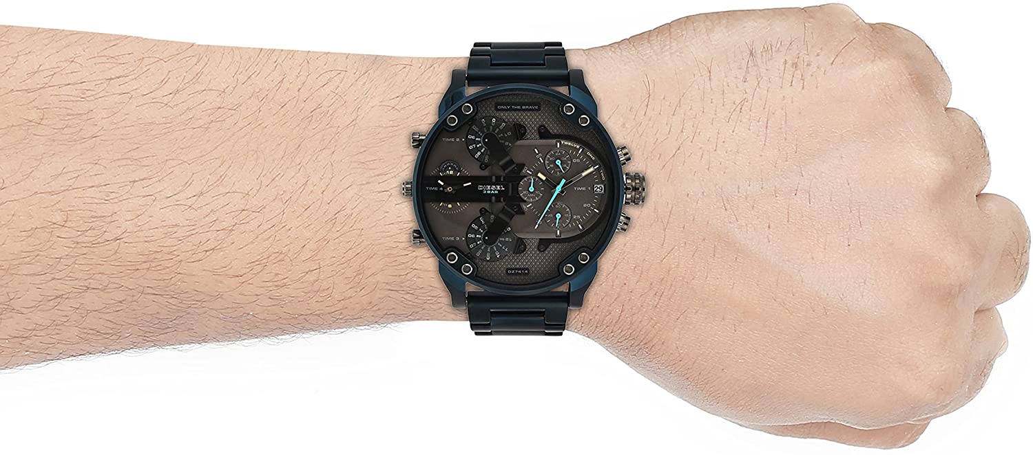 Diesel Mr. Daddy 2.0 Chronograph Quartz Grey Dial Menβs Watch DZ7414 - Watch
