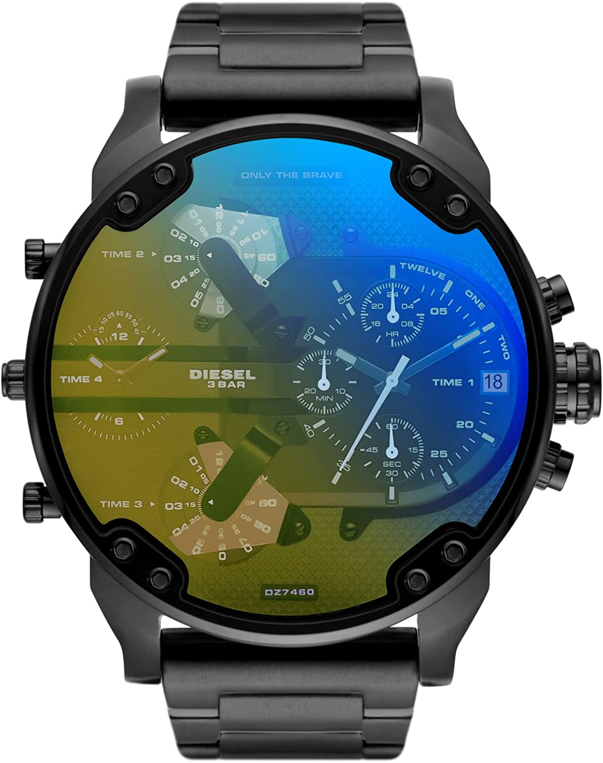 Diesel Mr. Daddy 2.0 Multi Movement Stainless Steel Watch DZ7460 - The Watches Men & CO