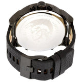 Diesel Big Daddy DZ7350 316L stainless steel & genuine leather strap 30m water resistant 4 Time zones