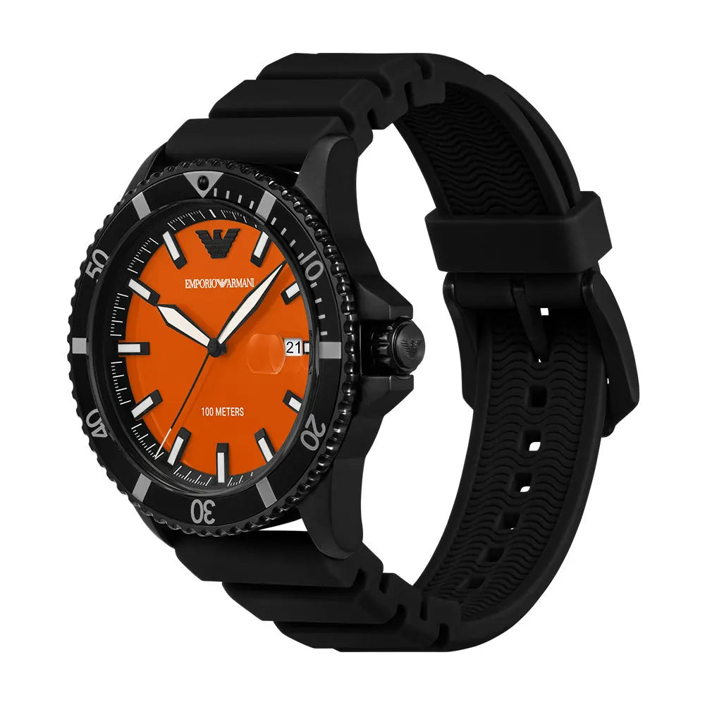 Emporio Armani World Explorer Black Men's Watch - AR11684