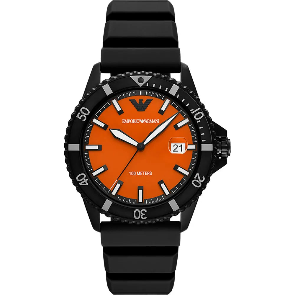 Emporio Armani World Explorer Black Men's Watch - AR11684