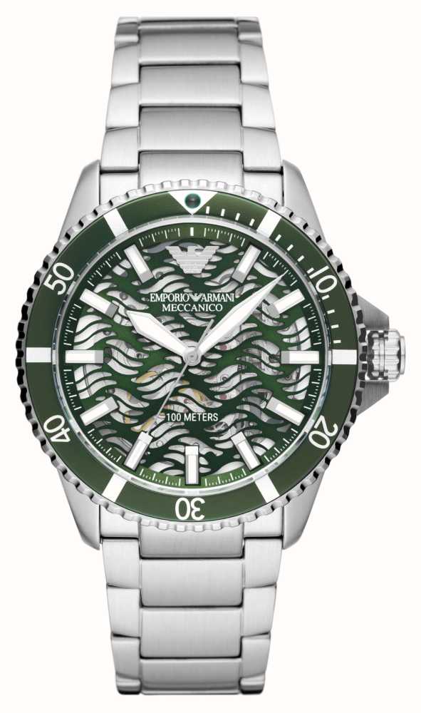 Emporio Armani Automatic Skeleton Dial Men's Watch AR60061 - The Watches Men & CO
