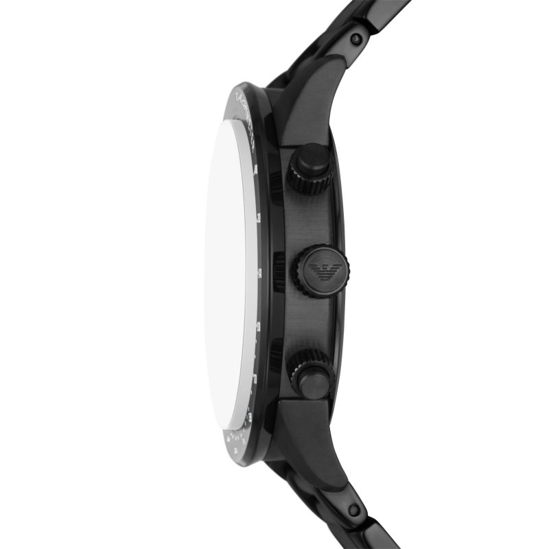 Emporio Armani Chronograph Green Dial Black Menβs Watch AR11472 - Watch