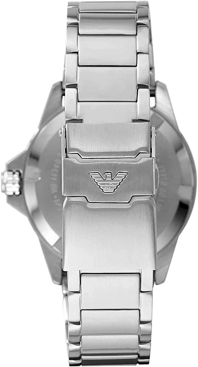 Emporio Armani Classic Blue Dial Pepsi Bezel Menβs Watch AR11339 - Watch