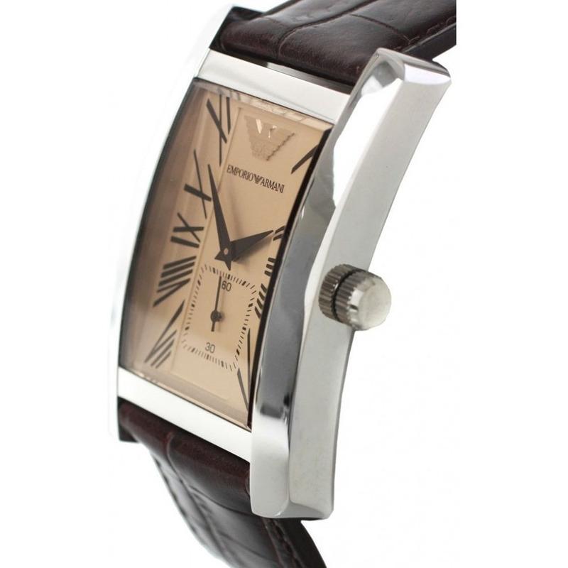 Emporio Armani Classic Leather Strap Men’s Watch AR0154 - Watch