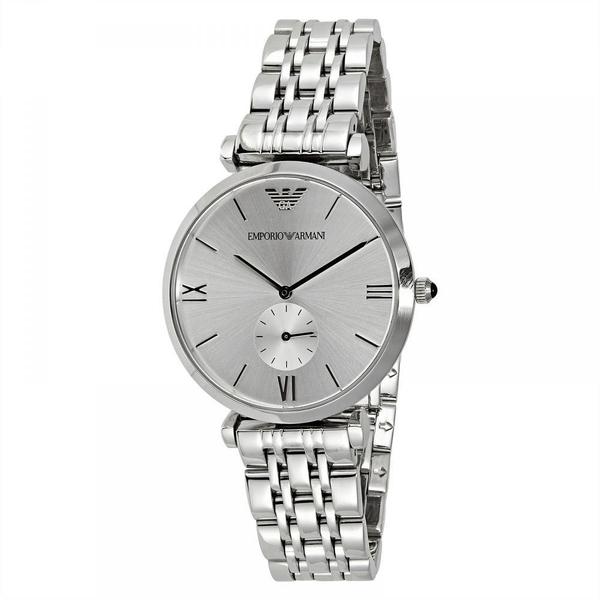 Emporio Armani Classic Silver Dial Menβs Watch AR1819 - Watch