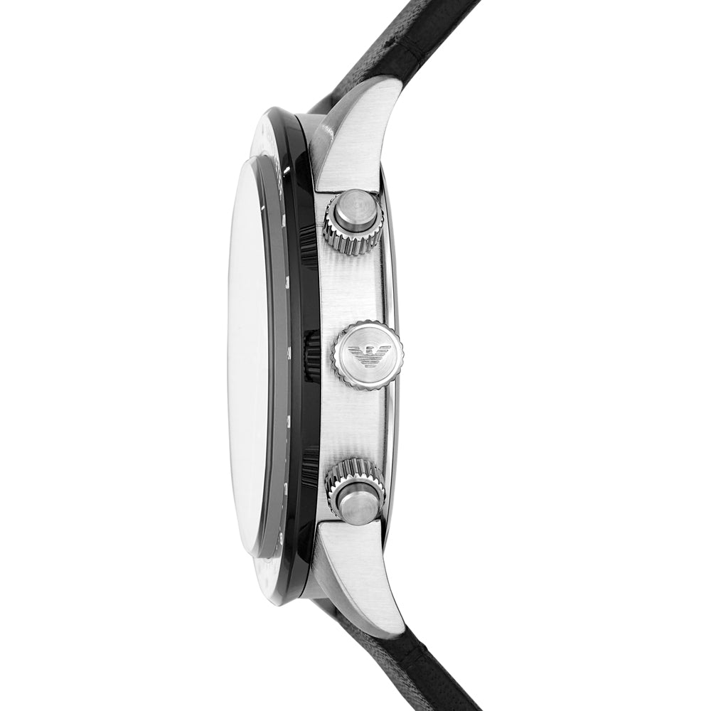 Emporio Armani Mario Chronograph Quartz Black Dial Menβs Watch AR11243 - Watch