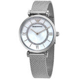 Emporio Armani Quartz Mother of Pearl Dial Ladies Watch #AR11319 - Big Daddy Watches