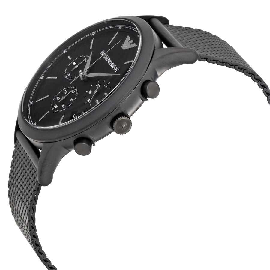 Emporio Armani Renato Chronograph Black Dial Men's Watch AR2498