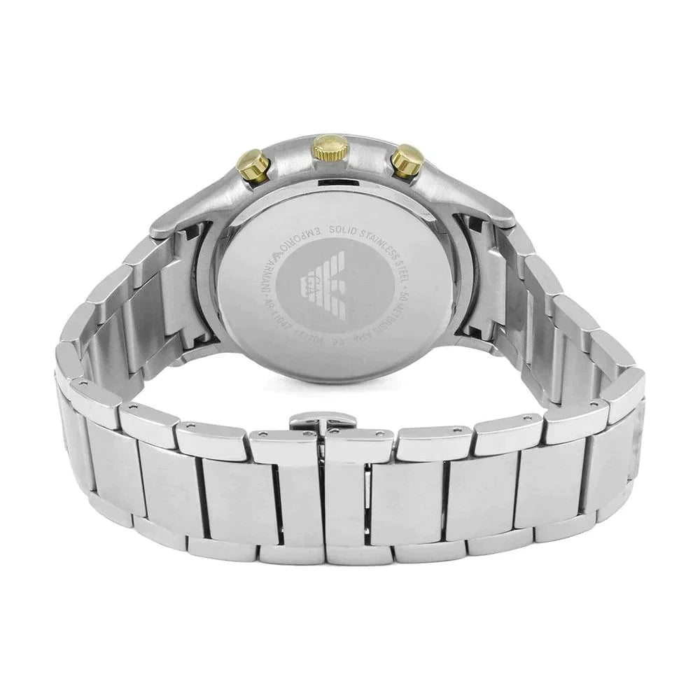 Emporio Armani Renato Chronograph Grey Dial Menβs Watch AR11047 - Watch